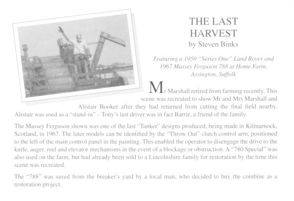 THE LAST HARVEST